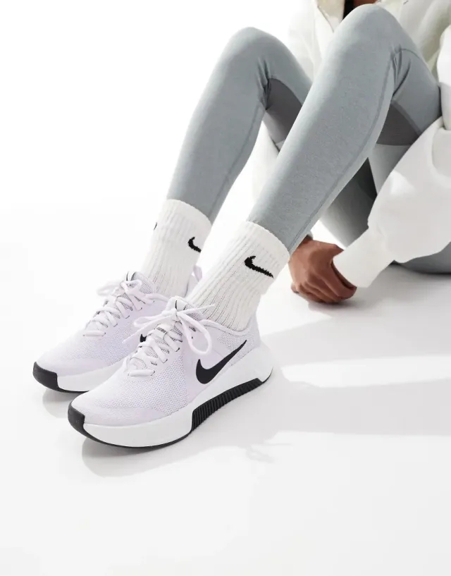 Nike Training Mc 3 Trainers In Lilac And White-Purple