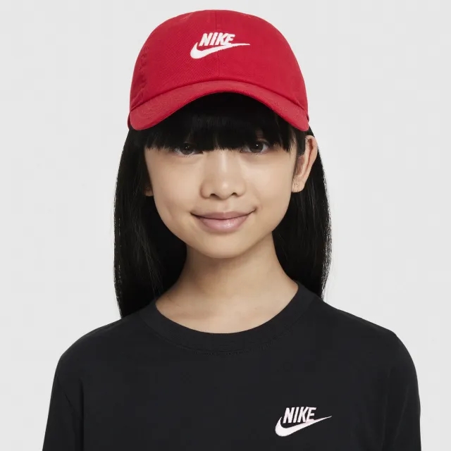 Nike Club Kids' Unstructured Futura Wash Cap - Red - Cotton