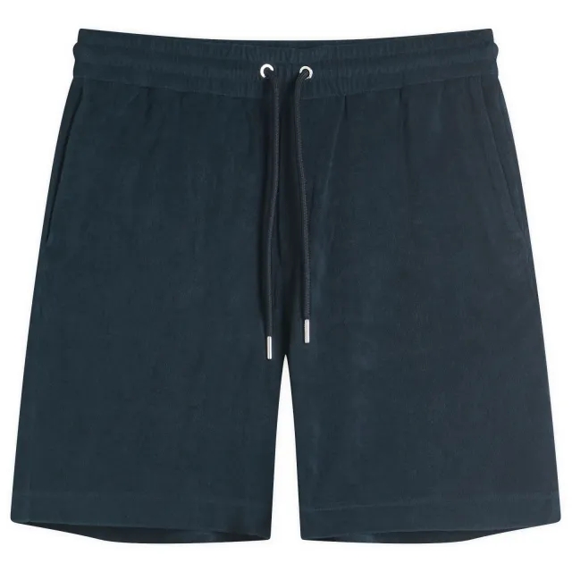 Moncler Men's Cotton Terry Shorts Navy