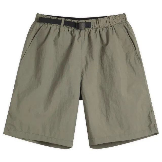 Snow Peak Men's Nylon Tussah 2-Way Shorts Light Olive
