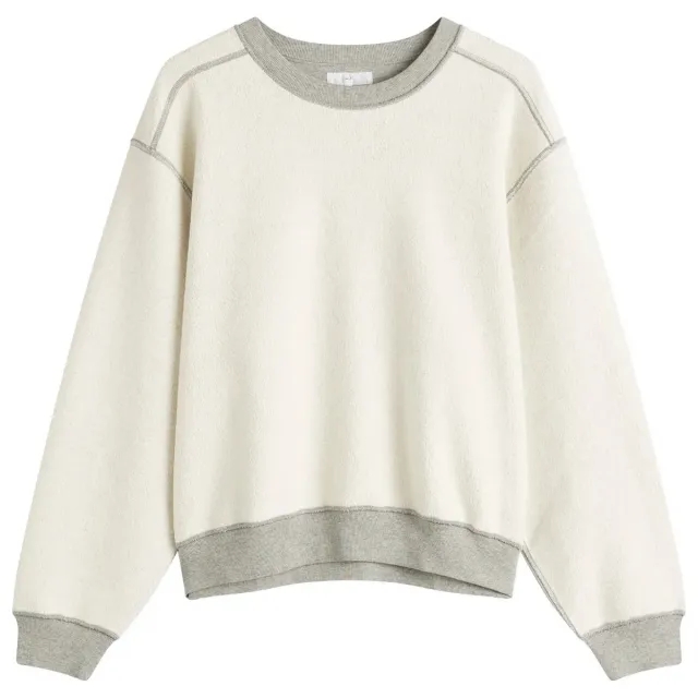Lady White Co. Men's Mini Crewneck Sweatshirt Reverse Heather Grey