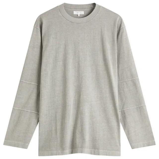Lady White Co. Men's Tripanel Long Sleeve T-Shirt Pigment Chalk