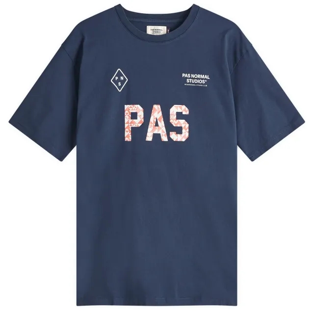 Pas Normal Studios Men's PAS Off-Race T-Shirt Navy