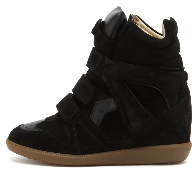 Isabel Marant Women's Bekett High Top Sneakers Black