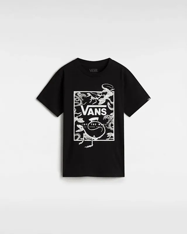 Vans - Little Kids Dino T-Shirt (2-8 Years), Black