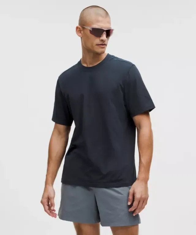 lululemon – Men's Zeroed In Short-Sleeve Shirt – Color Blue – Size 2XL