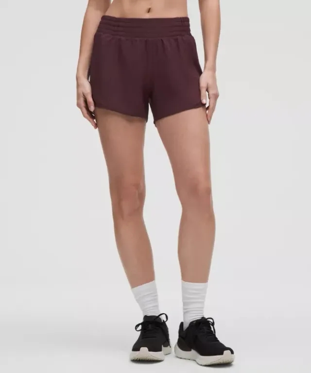 lululemon – Women's Hotty Hot High-Rise Lined Shorts – 4" – Color Purple – Size 0