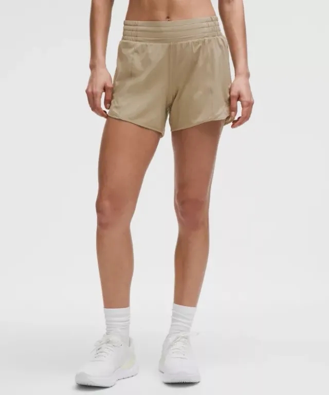 lululemon – Women's Hotty Hot High-Rise Lined Shorts – 4" – Color Brown – Size 0