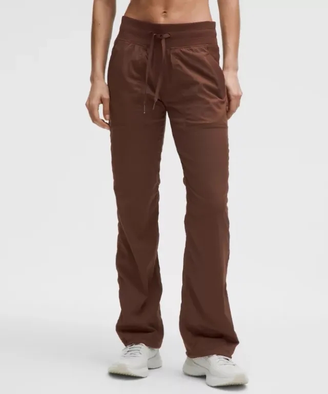 lululemon – Women's Dance Studio Mid-Rise Pants Regular – Color Brown – Size 0