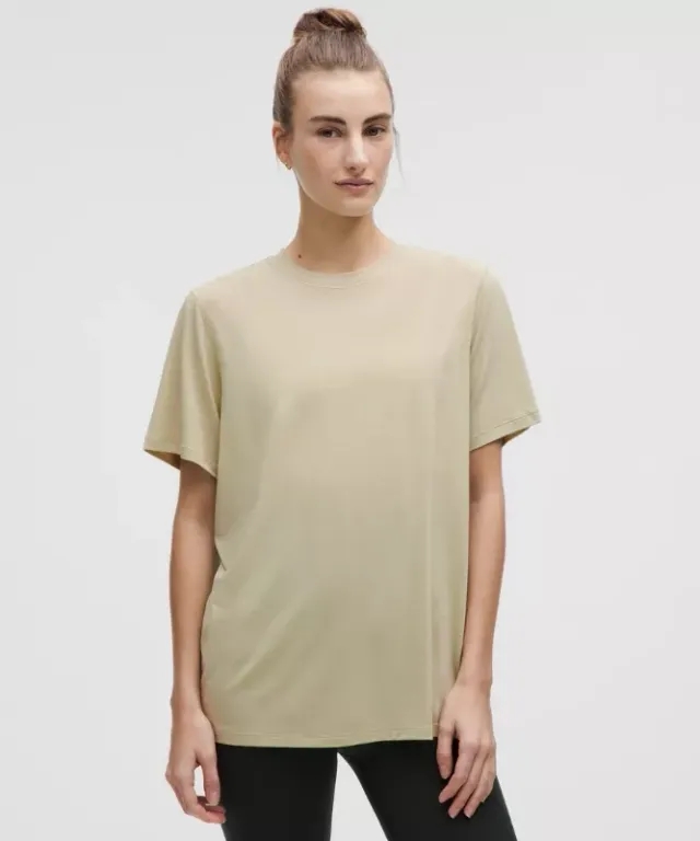 lululemon – Women's Jersey Training Short-Sleeve Shirt – Color Green/Pastel – Size 0