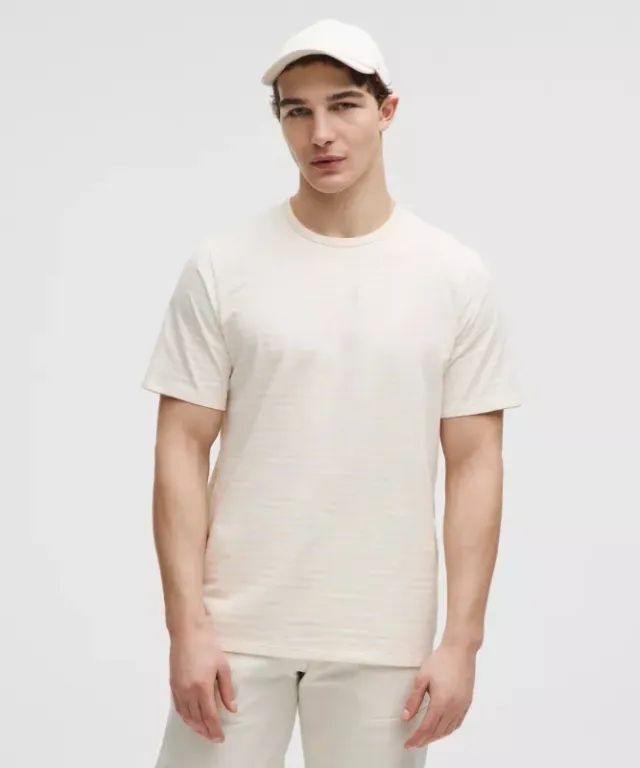 lululemon – Men's Organic Classic-Fit T-Shirt – Color White – Size L