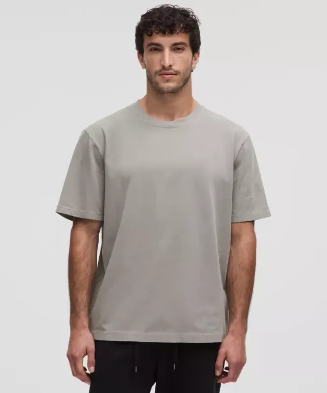 lululemon – Men's Heavyweight Jersey T-Shirt Wash – Color Grey – Size L
