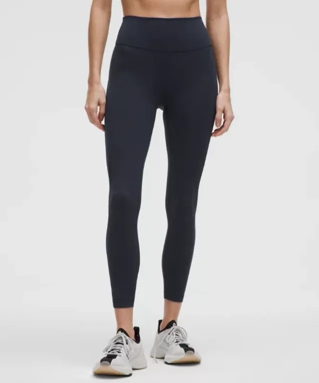 lululemon – Women's Wunder Train Mesh Panel High-Rise Tight Leggings – 25" – Color Blue – Size 0