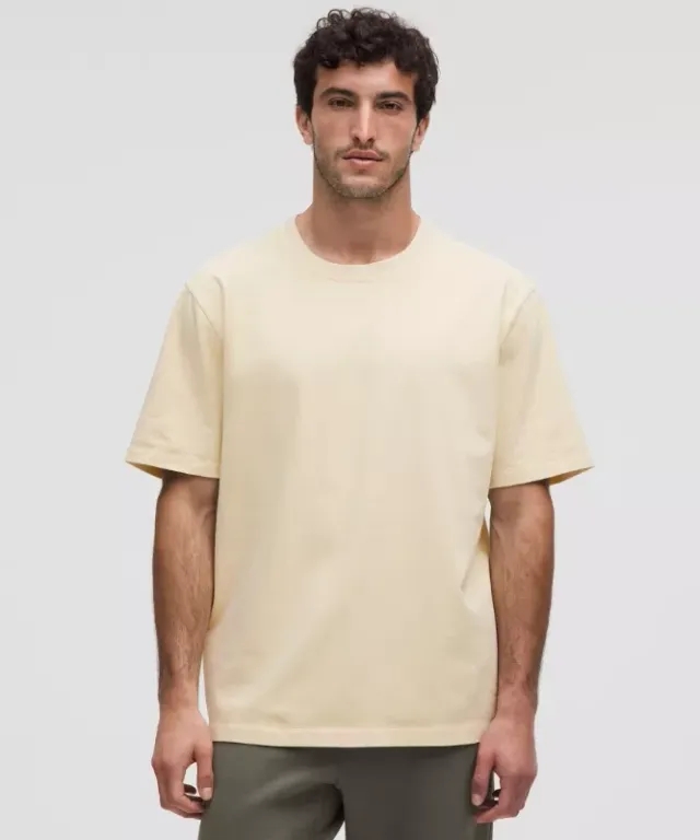 lululemon – Men's Heavyweight Jersey T-Shirt Wash – Color White – Size L