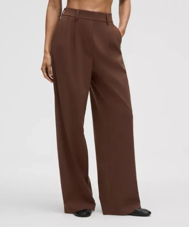 lululemon – Women's Daydrift High-Rise Trousers Regular – Color Brown – Size L