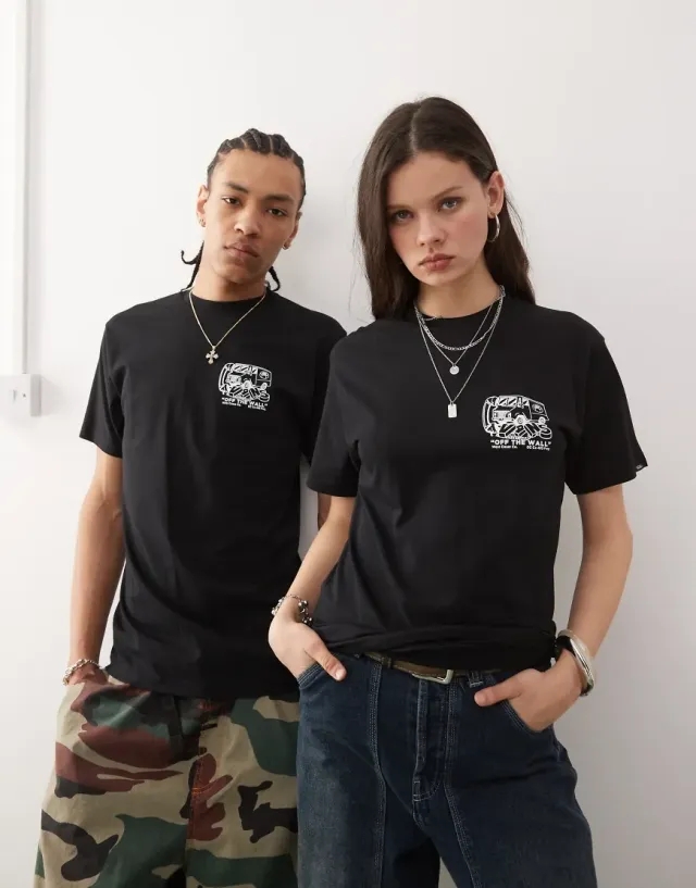 Vans Next Stop T-Shirt - Black - Mens