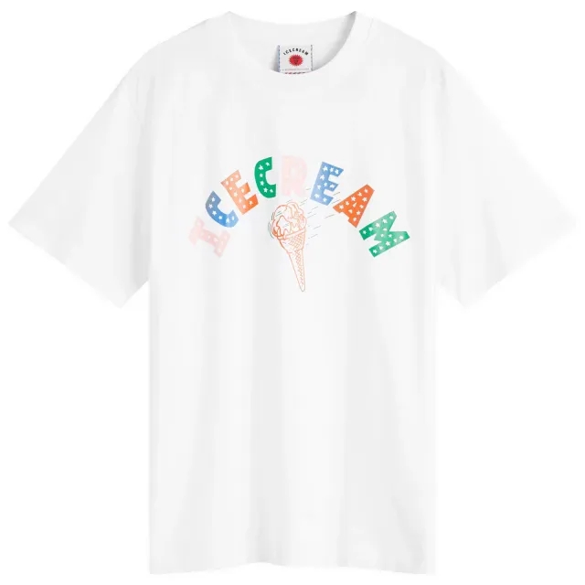 ICECREAM Men's Cone T-Shirt White