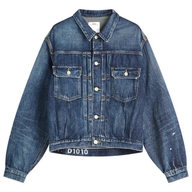 Visvim Men's SS 101X Damaged 1010 Denim Jacket