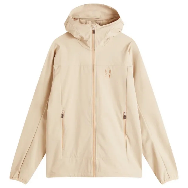 Haglöfs Men's Rosson Softshell Hooded Jacket Chalk Beige