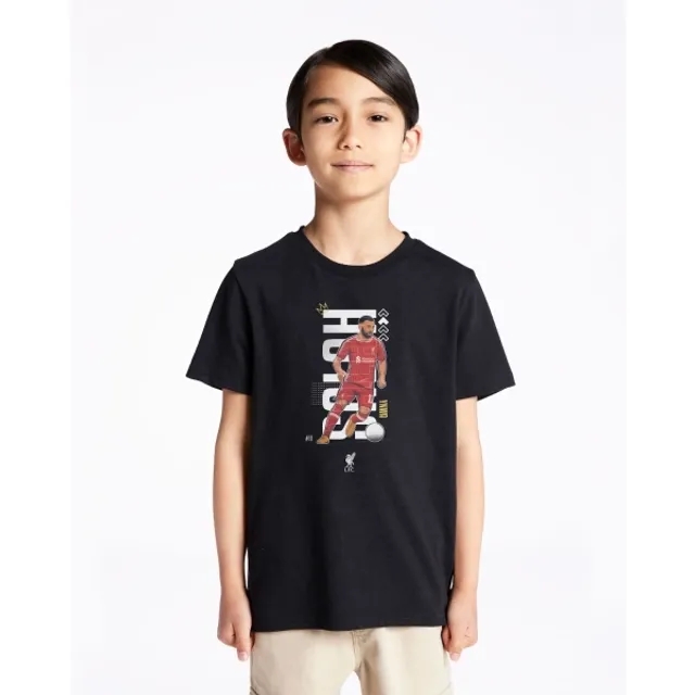 LFC 24/25 Juniors Salah Tee Black