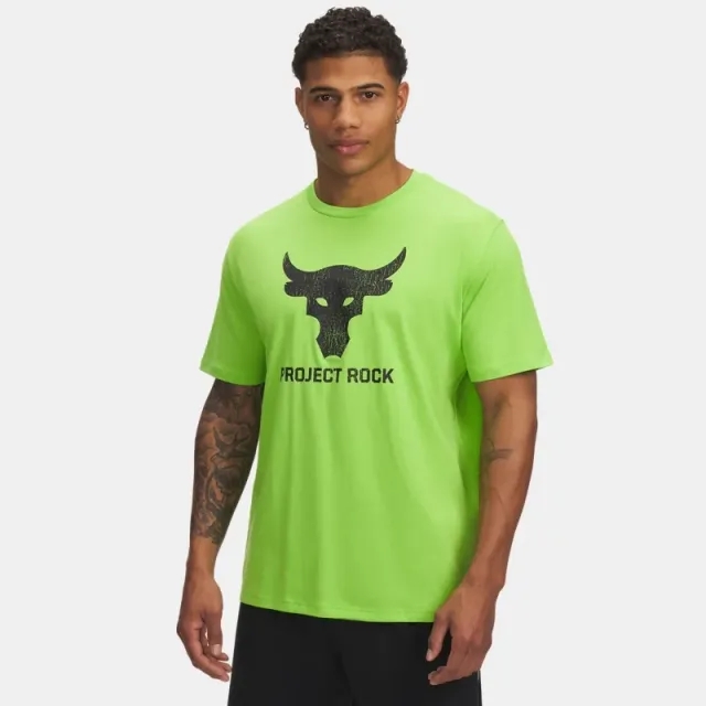 Project Rock Payoff Graphic Men's Short Sleeve Cyber Green / Black L