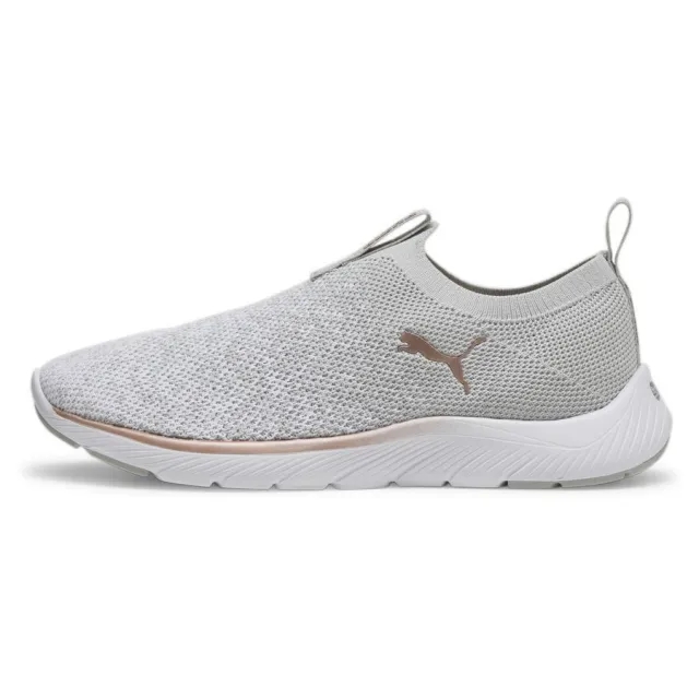 Puma Softride Premier Slip-On Knit Running Shoes - ['Grey']