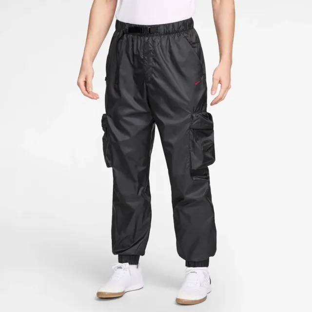 Liverpool Tech Woven Pants - Black/Gym Red - ['Black']
