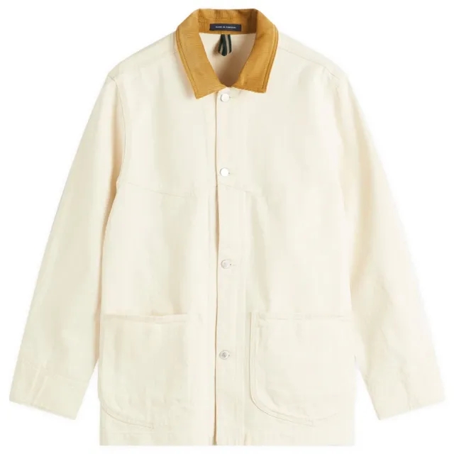 Drake's Men's Western Chore Jacket Ecru