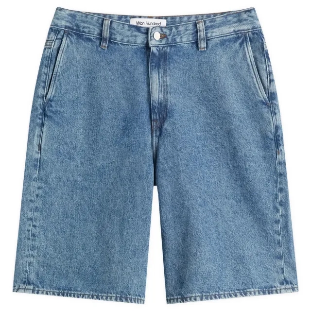 Won Hundred Men's Kyle Denim Shorts Mable Blue