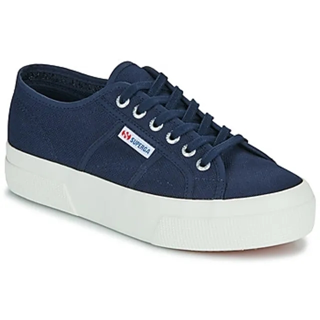 Superga  2740 PLATFORM  women's Shoes (Trainers) in Marine