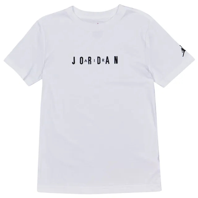 Jordan Wordmark Emb Unisex T-Shirts - White