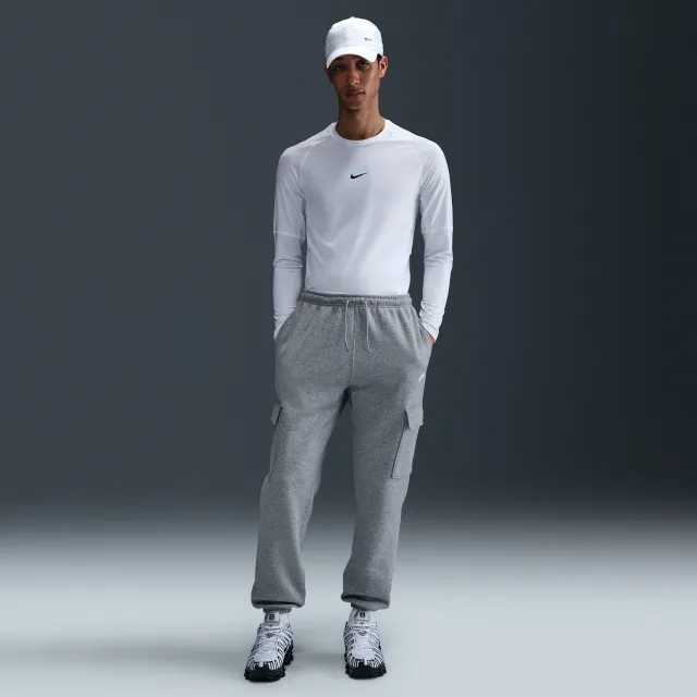 Nike Club Men's Fleece Cargo Trousers - Grey - Fleece > Club Fleece