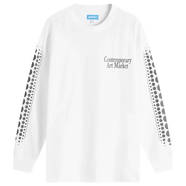 MARKET Men's Infinity Gourd Ls T-Shirt White