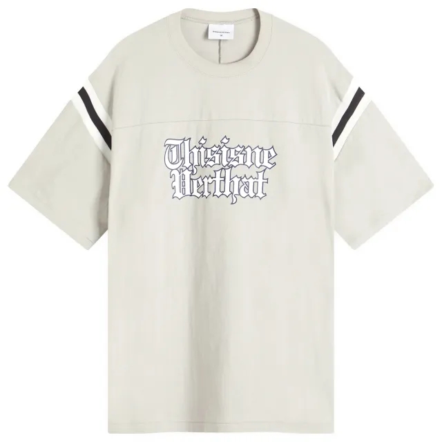 thisisneverthat Men's Football T-Shirt Grey