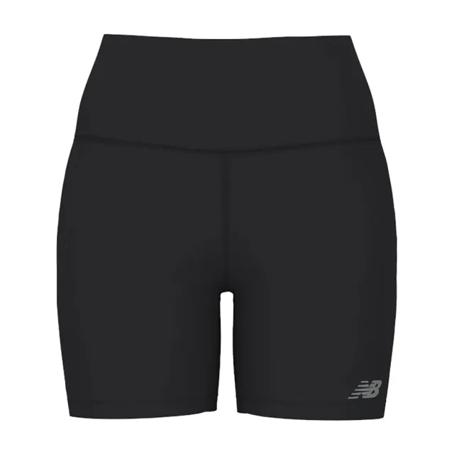 New Balance Women's NB Harmony High Rise Short 6" in Black Poly Knit