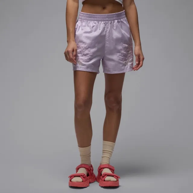 Nike Jordan Women's Woven Shorts - Purple - Cotton