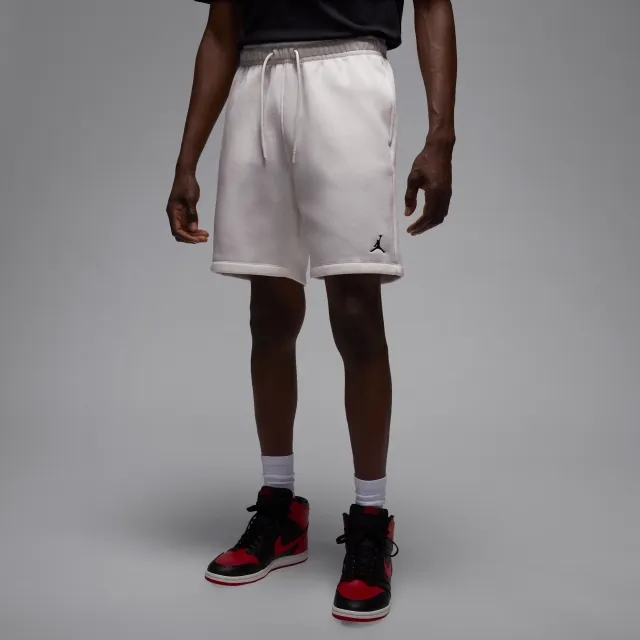 Nike Jordan Brooklyn Fleece Men's Shorts - White - Cotton/Polyester