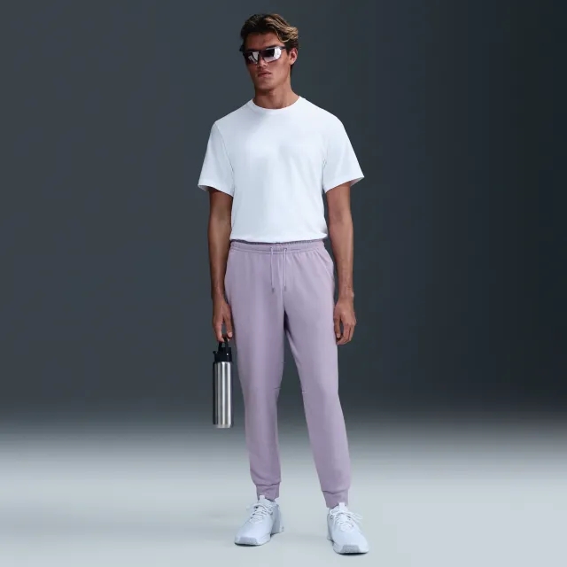 Nike Primary Fleece Men's Dri-FIT UV Performance Joggers - Purple - Polyester/Cotton