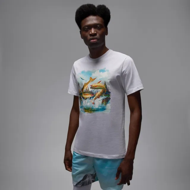 Nike Luka Men's T-Shirt - White - Cotton