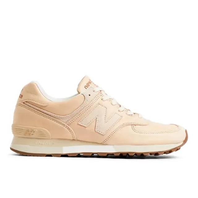 New Balance Unisex MADE in UK 576 Vegetable Tan Leather in Brown/White/Beige