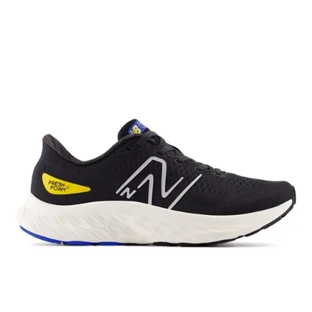 New Balance Men's Fresh Foam Evoz ST in Black/White/Orange Synthetic