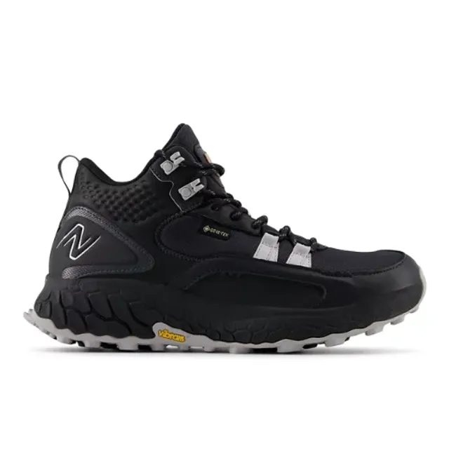 New Balance Women's Fresh Foam X Hierro Mid Gore-Tex® in Black/Grey Leather
