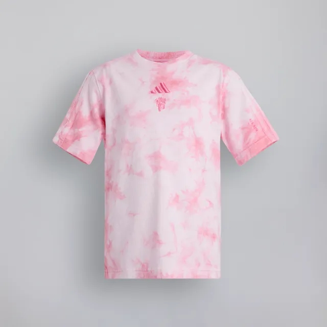 Manchester United x adidas Kids ALL SZN All Over Print T-Shirt Pink/White