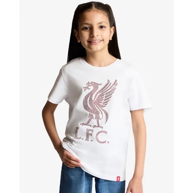LFC Juniors Diamantè Liverbird Tee White