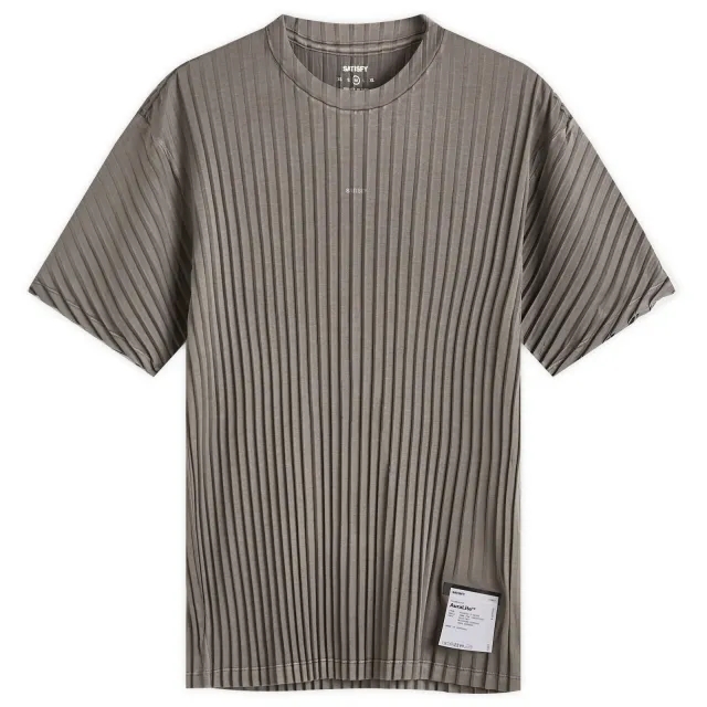 Satisfy Men's AuraLite™ Pleated T-Shirt Mineral Graphite