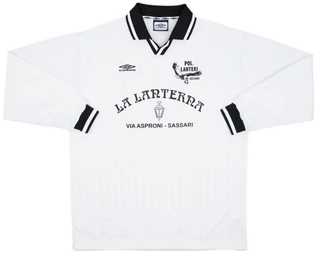 1990s Polisportivo Lanteri Sassi Home L/S Shirt #13 - 9/10 - (XL)