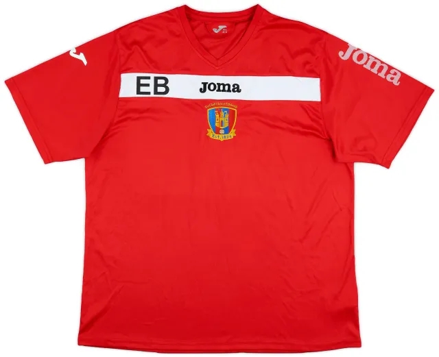 2000s Foot-Ball Club of Edinburgh Joma Staff Issue Training Shirt 'EB' - 9/10 - (M/L)