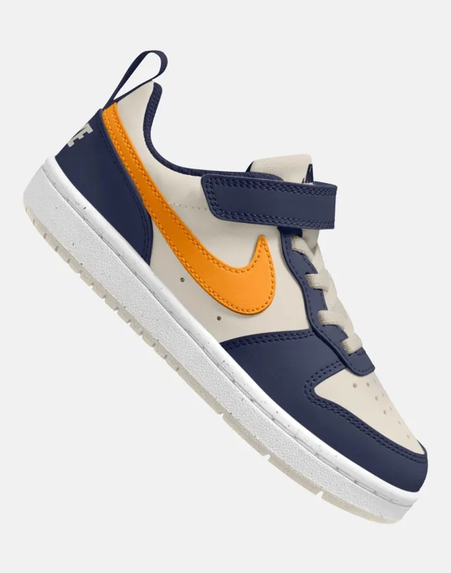 Nike Younger Kids Court Borough Low Recraft Trainers in Orange 