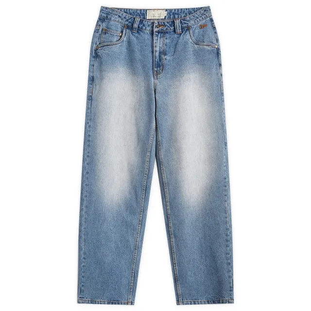 Dime Men's Classic Relaxed Denim Pants Sandblasted Blue