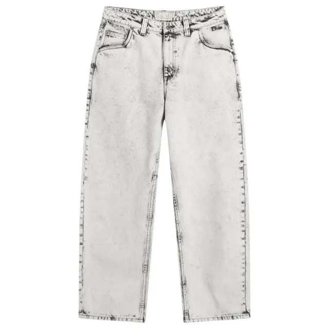 Dime Men's Classic Baggy Denim Pants Smoke White